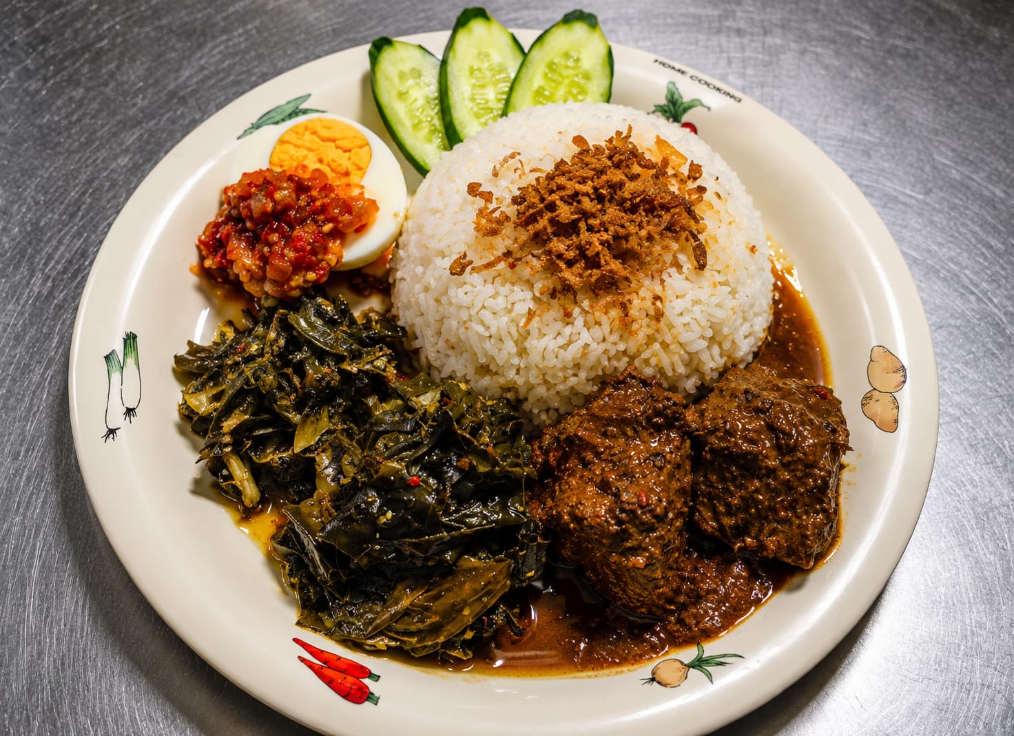 Nasi Padang Rendang