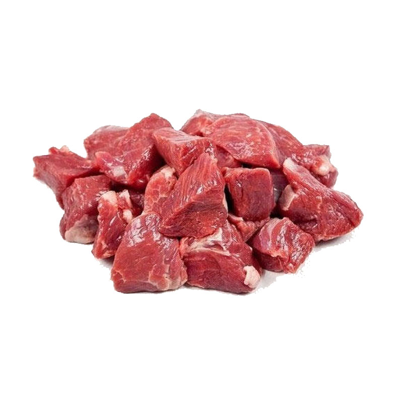 Daging kambing potong dadu kecil