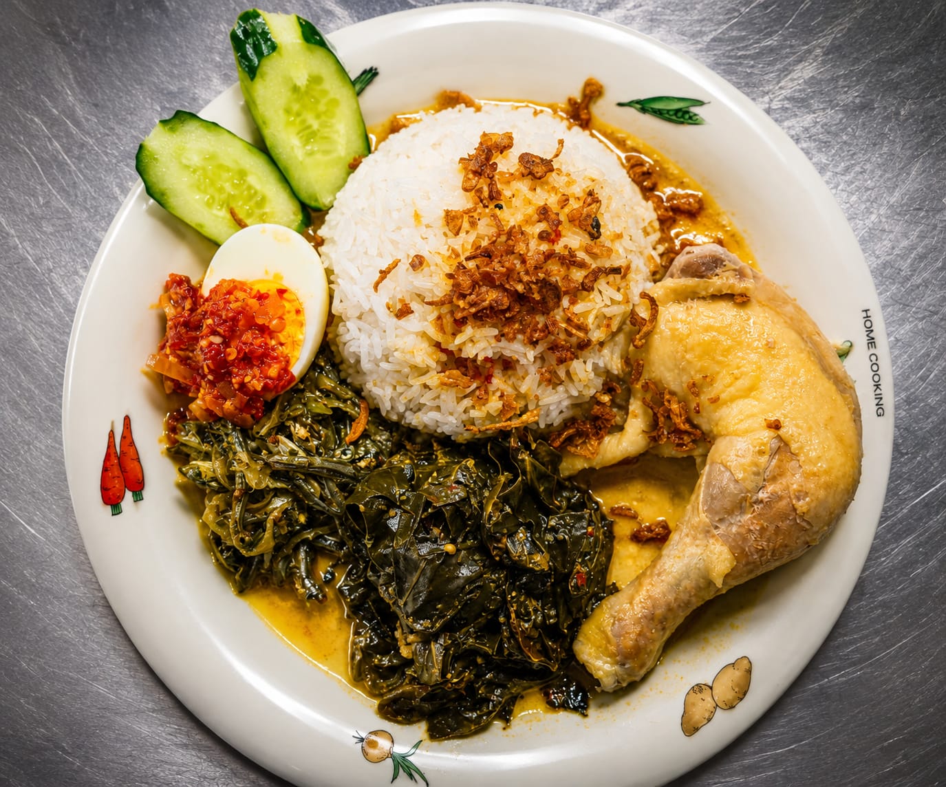 Nasi Padang Ayam Pop
