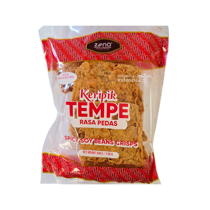 Keripik tempe pedas 